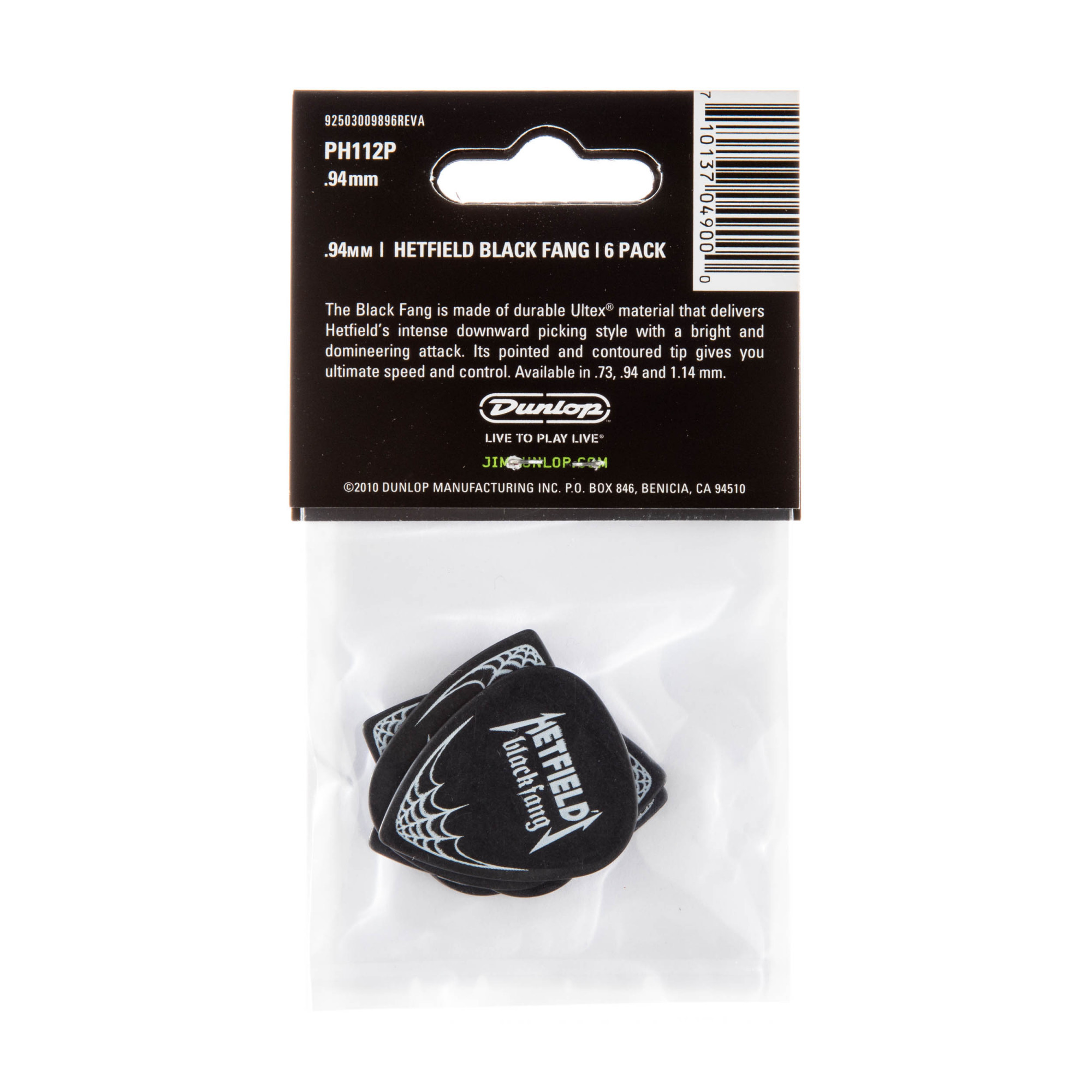 Hetfield black fang on sale